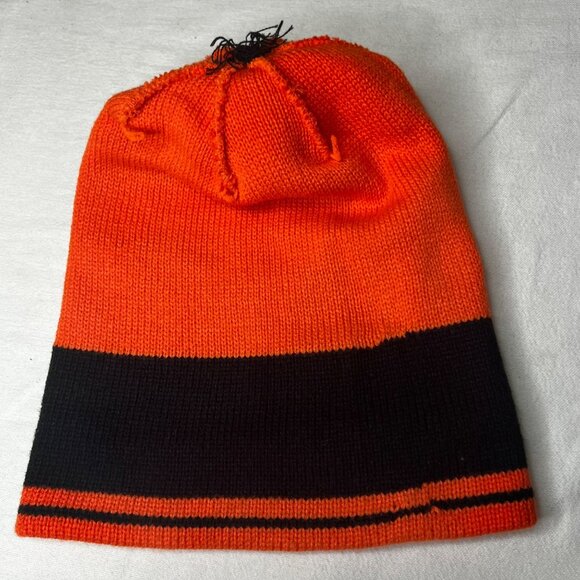 Philadelphia Flyers NHL Mitchell & Ness Acrylic Winter Pom Hat Beanie ADULT - Picture 8 of 10